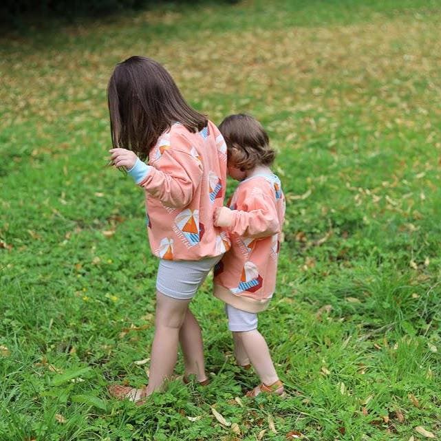 Children's Sweatshirt soft cotton French Terry fabric fun Beach theme Favorite Place print in bright cheerful colours 0-6yr Kid's-Gift