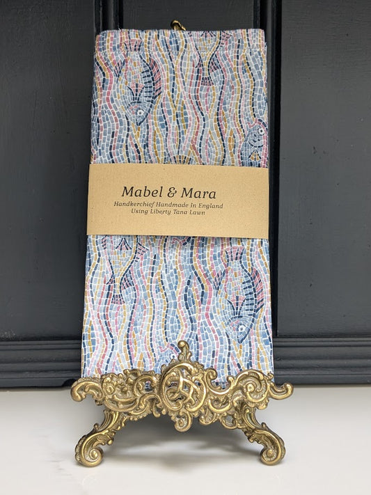 Handkerchief Liberty Tana Lawn - Poseidon C