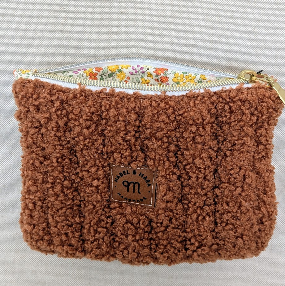 Quilted Zipper Purse/Case in a choice of fabric designs