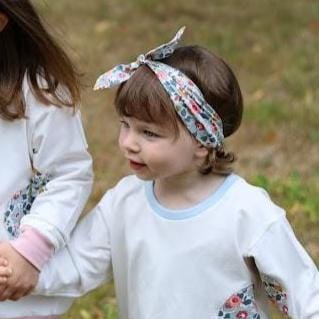 Liberty Print Top Knot Headband-Ladies/Girls Hairband-Childs Hairband-Liberty Tana Lawn-Floral Hairband-Elastic backed-Variety Prints