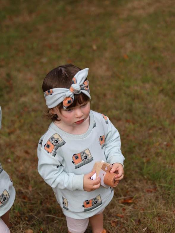 Camera Print Baby & Children's Sweatshirt, Soft Cotton Stretchy Fabric Sizes 0-6yrs Boy's Sweatshirt, Girl's Sweatshirt Cute Gift, Siblings