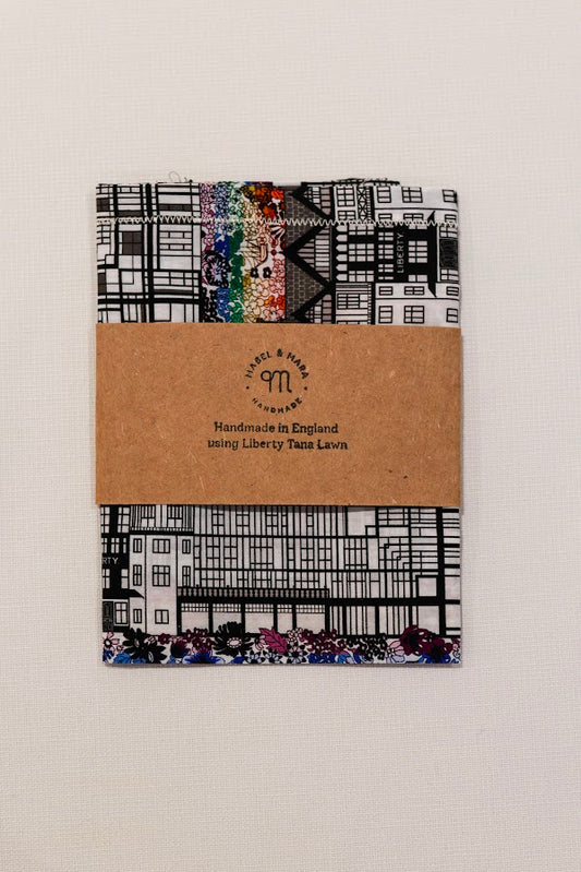 Handkerchief Liberty Tana Lawn -Tudor Belle Rainbow