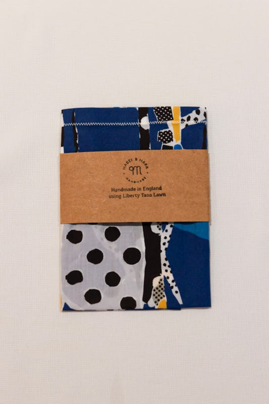 Handkerchief  Liberty Tana Lawn -Krasner Blue