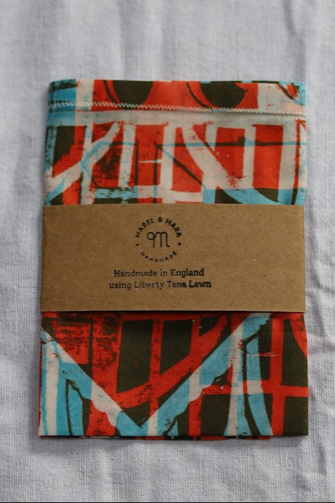 Handkerchief Liberty Tana Lawn - Havinden Tudor Orange