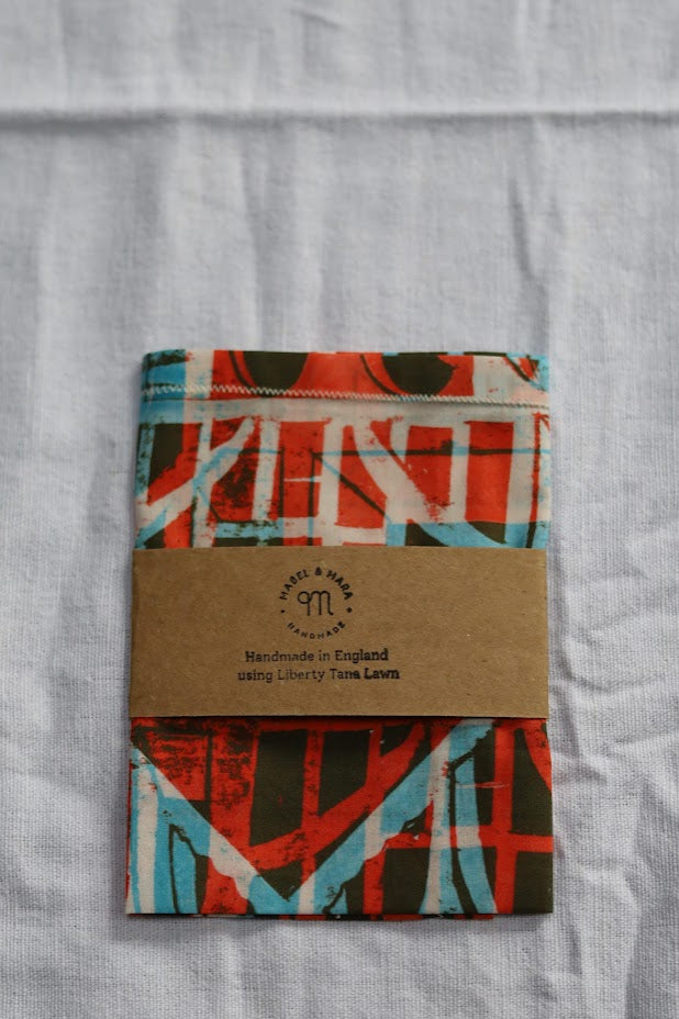 Liberty Tana Lawn Handkerchief Havinden Tudor Orange