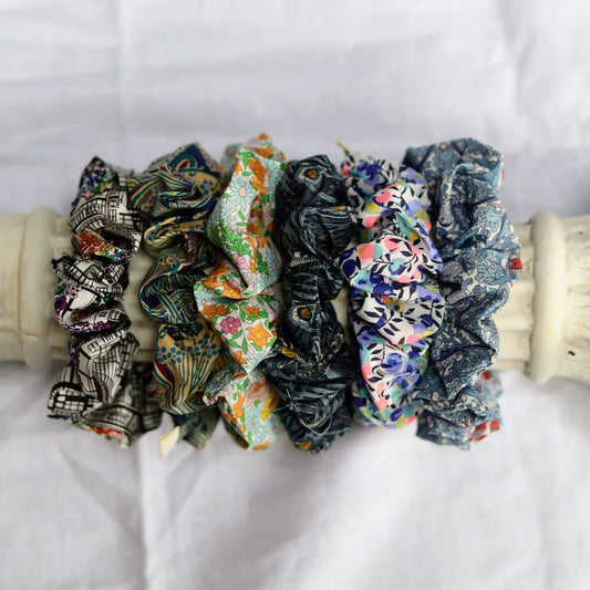Skinny Hair Scrunchies in a range of Liberty Tana Lawn Fabrics
