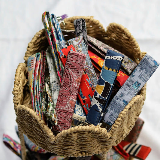 Fabric Key Fobs in a variety of Liberty Tana Lawn Prints range 2