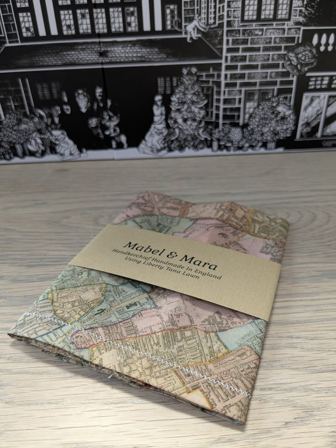 Liberty Tana Lawn Handkerchief  Cary's Patchwork Pink