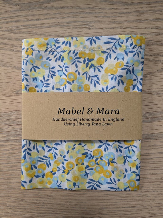 Liberty Tana Lawn Handkerchief Large or Standard Sizes Wiltshire Fun A