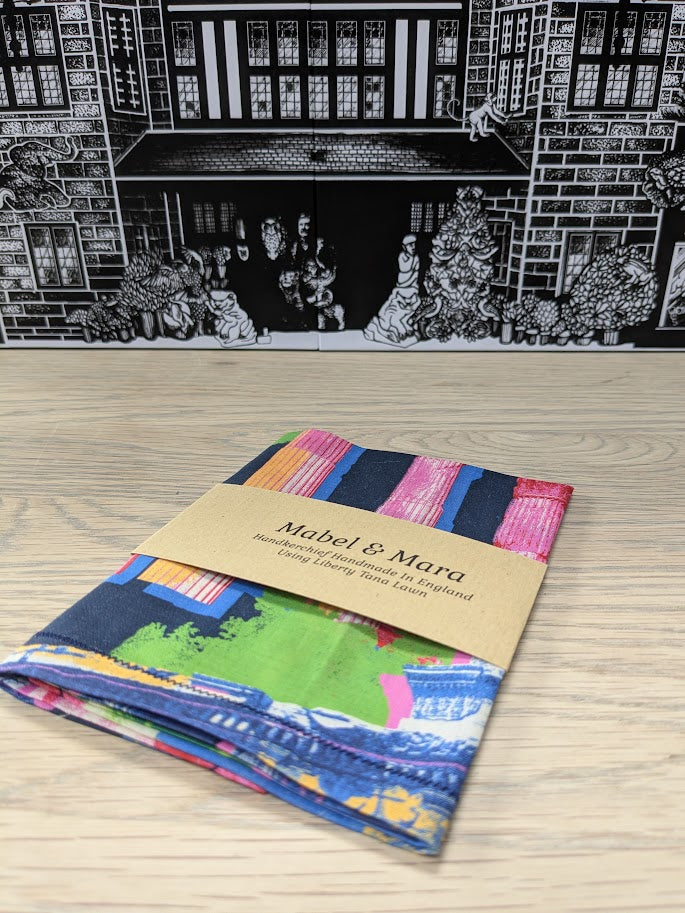 Liberty Tana Lawn Handkerchief Standard Size Greek