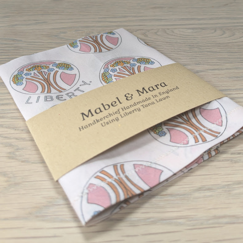 Liberty Tana Lawn Handkerchief Mauverina W