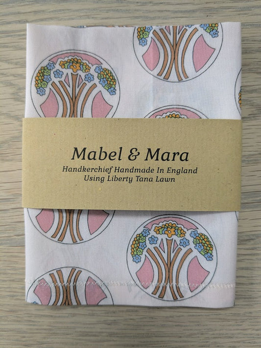 Liberty Tana Lawn Handkerchief Standard Size Mauverina W