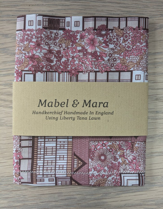 Liberty Tana Lawn Handkerchief Standard Size Tudor Belle C