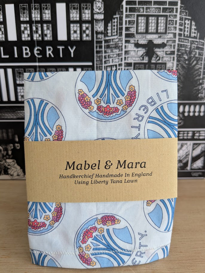Liberty Tana Lawn Handkerchief Standard Size Mauverina Y