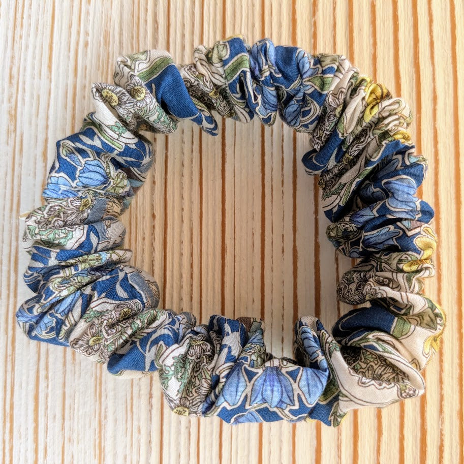 Wide Elastic Hair Scrunchies in a range of Liberty Tana Lawn Fabrics