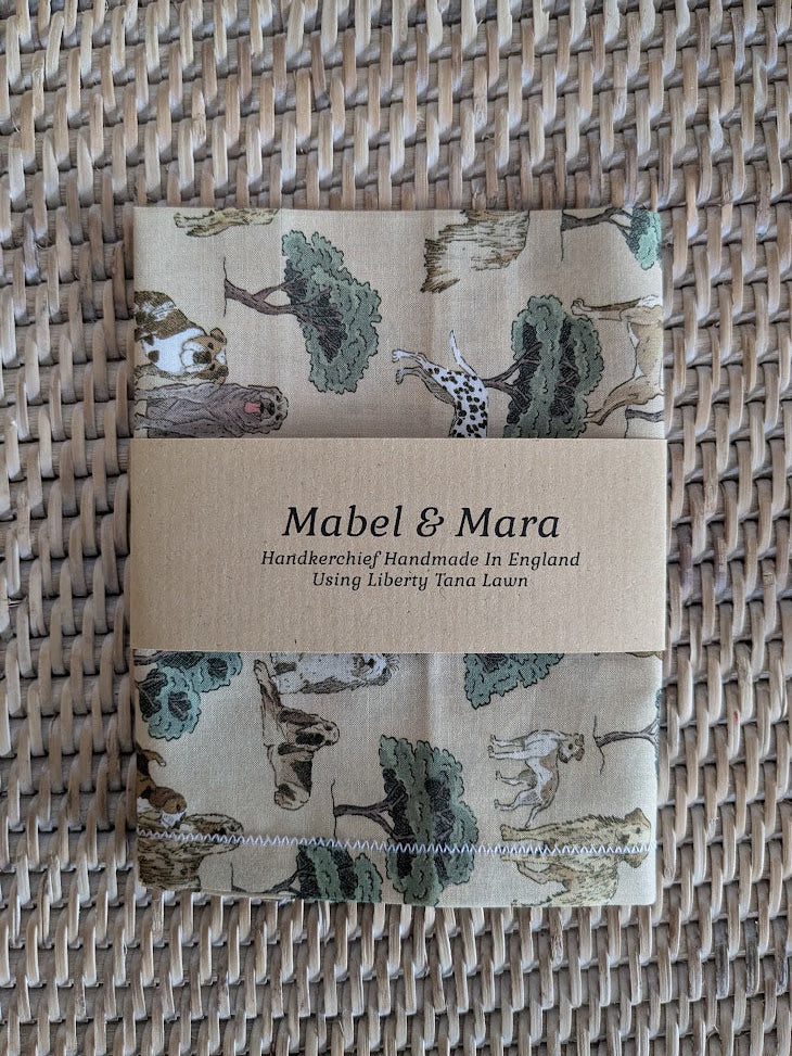 Liberty Tana Lawn Handkerchief Hyde Park Hounds