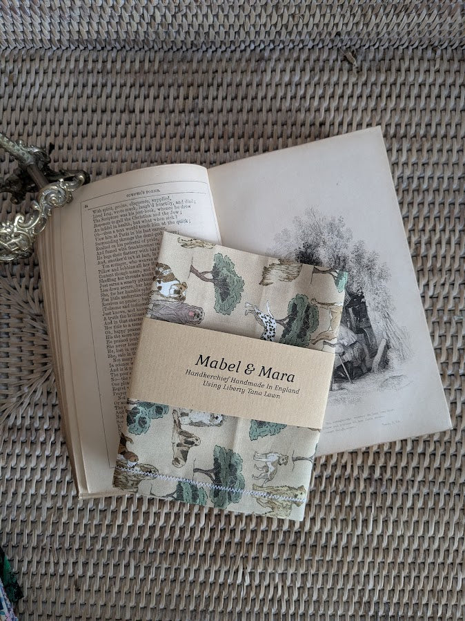 Liberty Tana Lawn Handkerchief Hyde Park Hounds