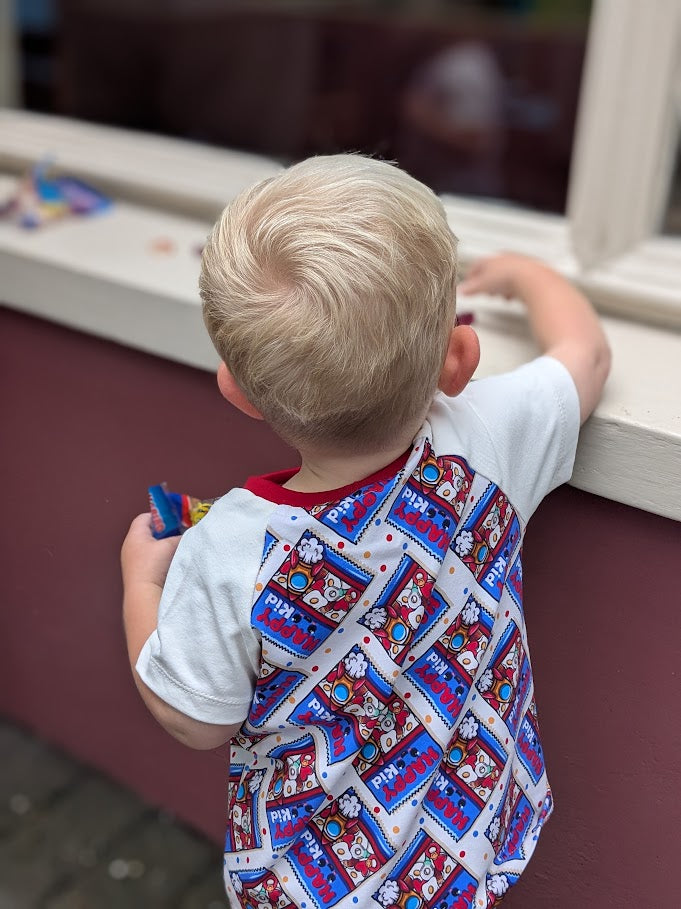 Children's T Shirt Happy Kid Print  0-6yr Kid's-Children's Gift-matching sibling T Shirts Fun Happy Cheerful print-Baby/Toddler