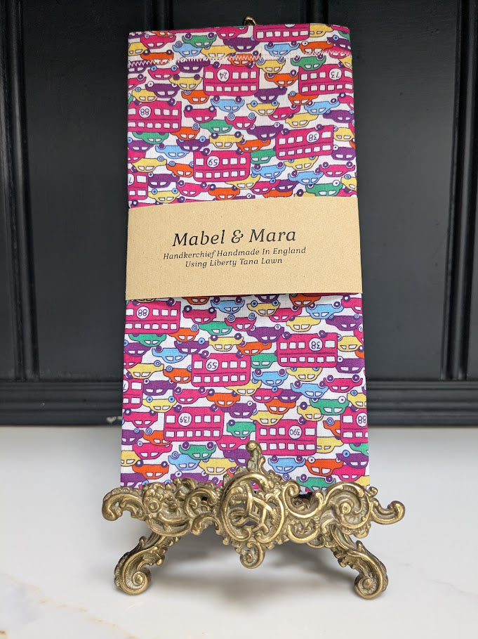 Liberty Organic Tana Lawn Handkerchief   Hop on Hop Off B