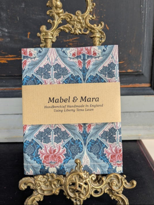 Liberty Tana Lawn Handkerchief Vintage Barnham Grey