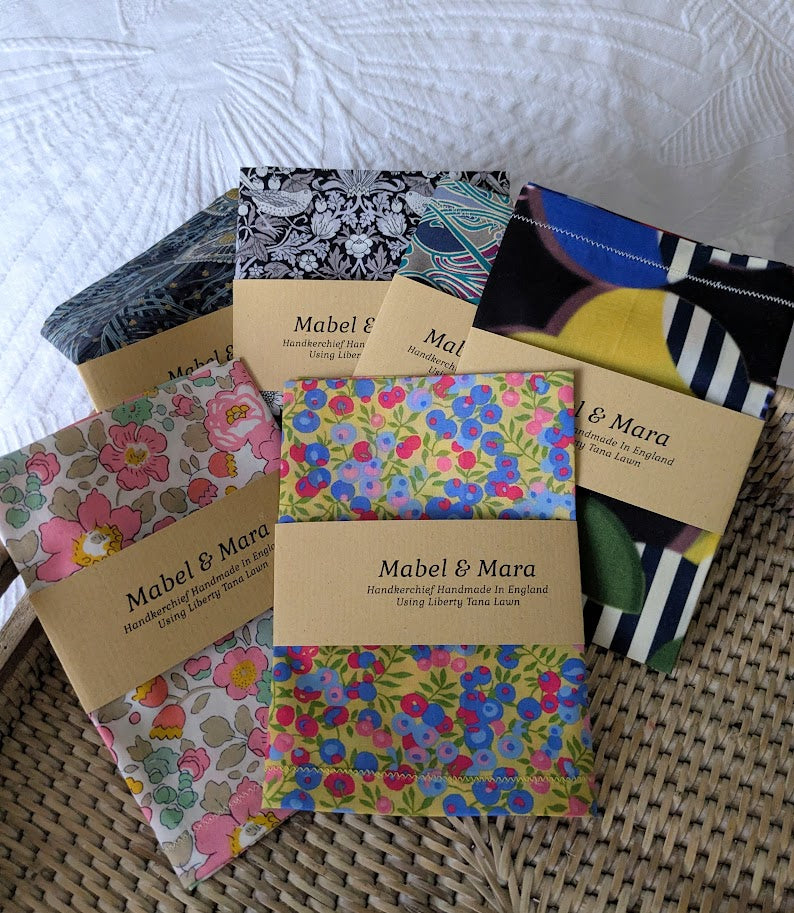 Liberty Tana Lawn Handkerchief Wiltshire Yellow