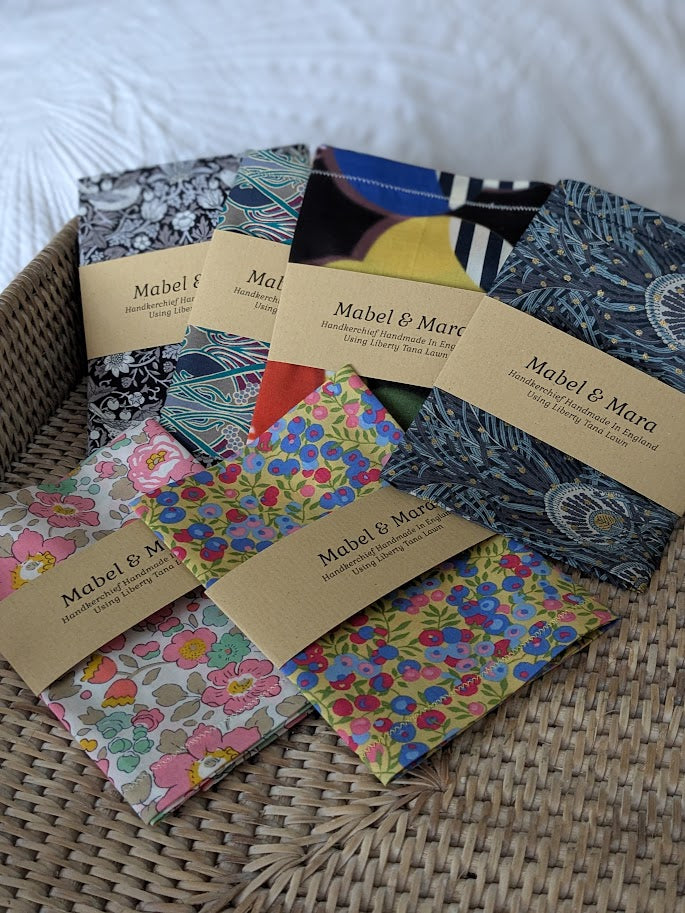 Liberty Tana Lawn Handkerchief Queen Hera Spot