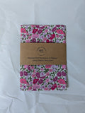 Liberty Tana Lawn Handkerchief Poppy Forest Pink