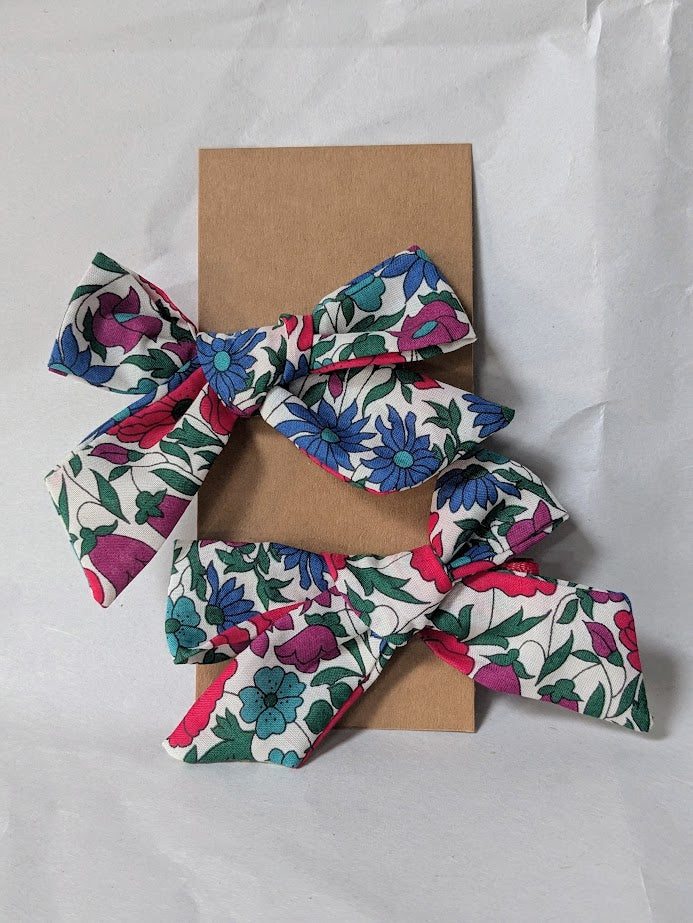 Liberty Tana Lawn Hair Bows Pair