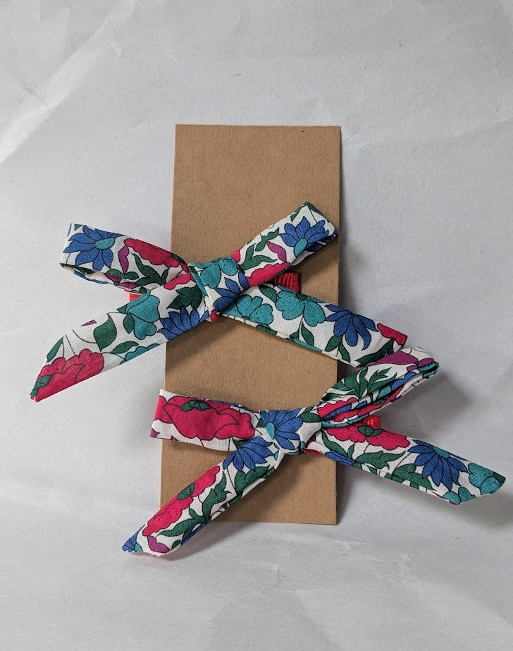Liberty Tana Lawn Hair Bows Pair