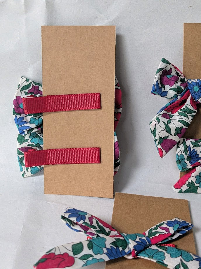 Liberty Tana Lawn Hair Bows Pair