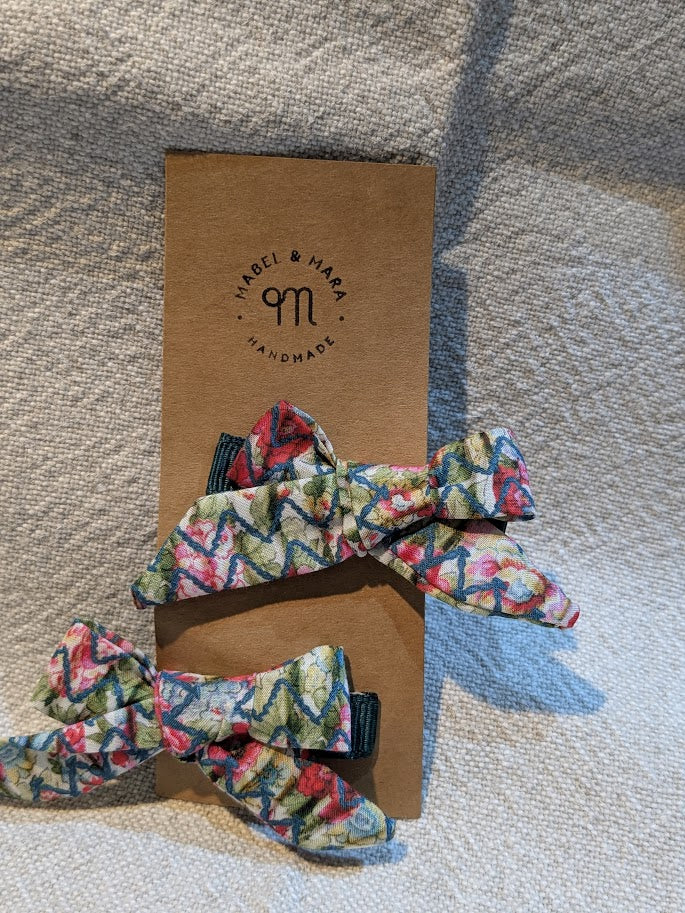 Liberty Tana Lawn Hair Bows Pair
