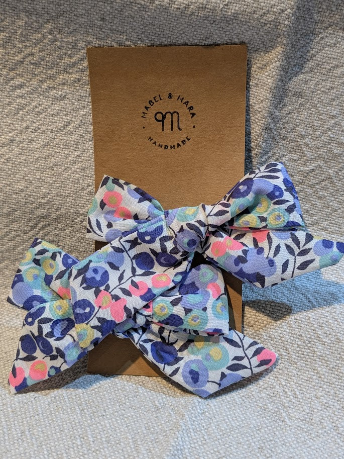 Liberty Tana Lawn Hair Bows Pair