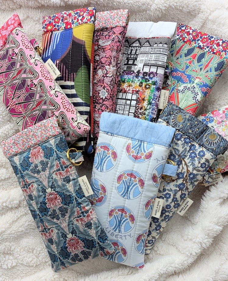 Quilted Glasses Case in a range of Liberty Tana Lawn designs