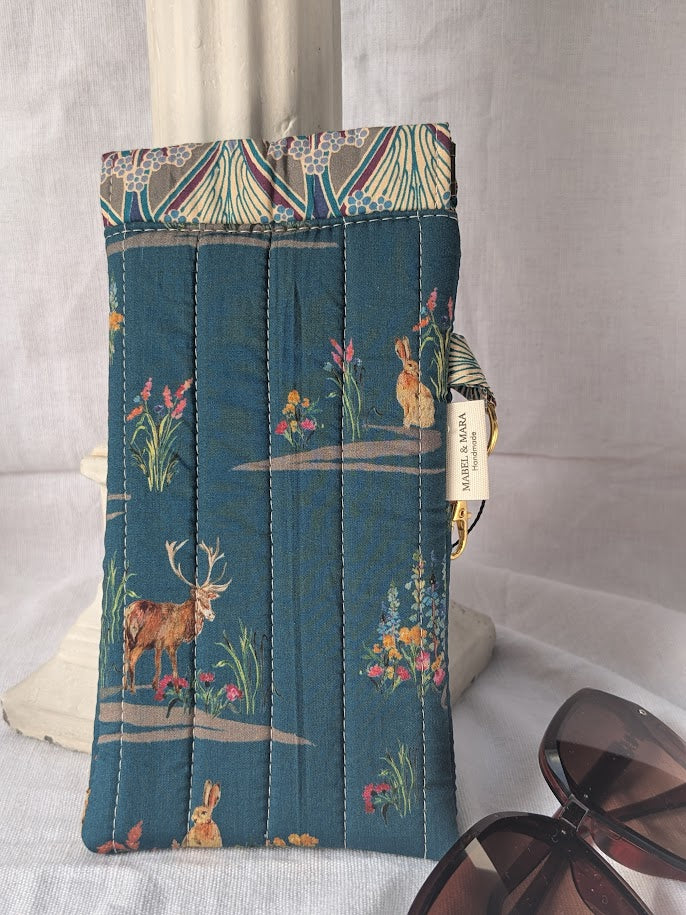 Liberty Quilted Glasses Case
