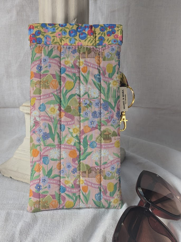 Quilted Glasses Case in a range of Liberty Tana Lawn designs