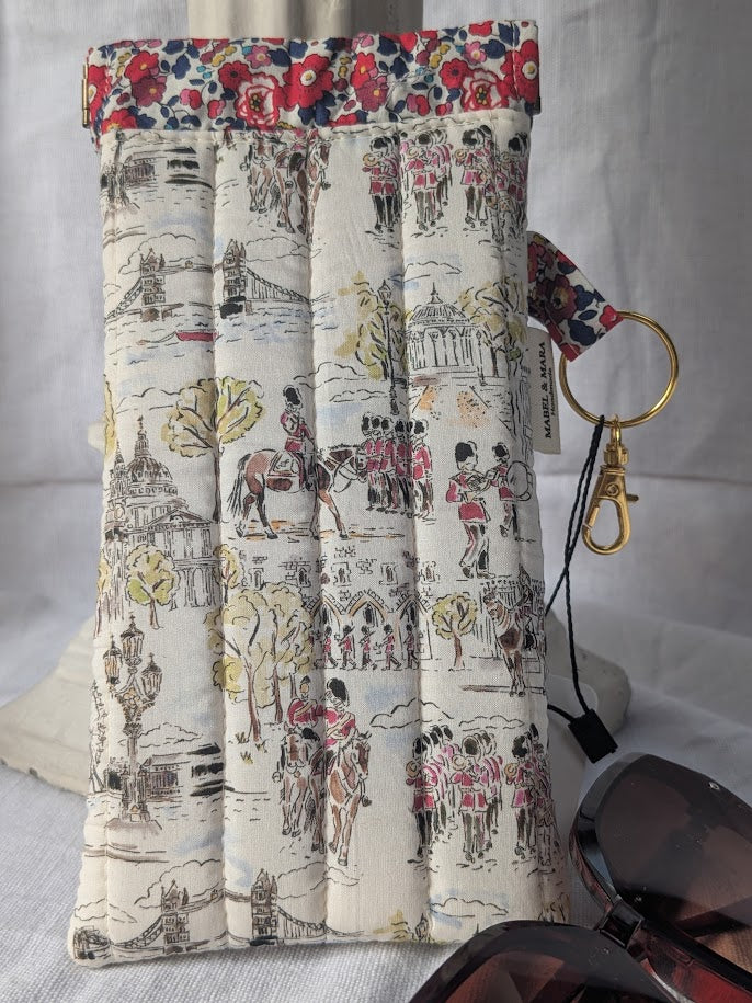 Liberty Quilted Glasses Case