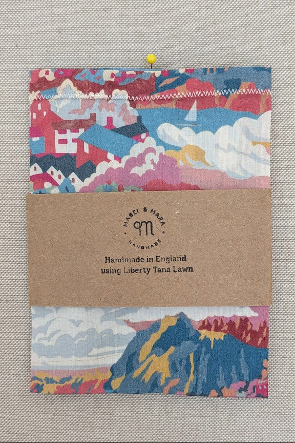 Liberty Tana Lawn Handkerchief Coastal Landscape A