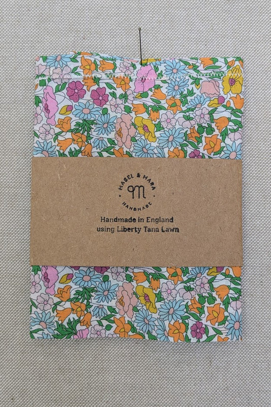 Handkerchief Liberty Tana Lawn -Poppy Forest Blue