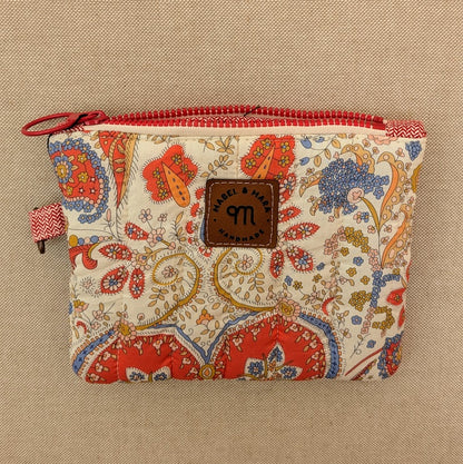 Quilted Zipper Purse/Case in a choice of fabric designs
