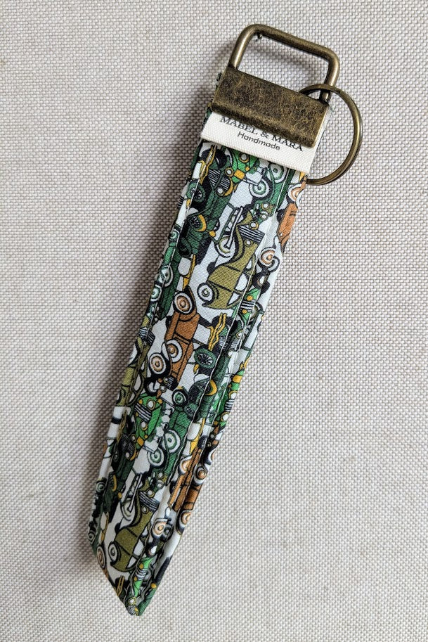 Fabric Key Fobs in a variety of Liberty Tana Lawn Prints range 2