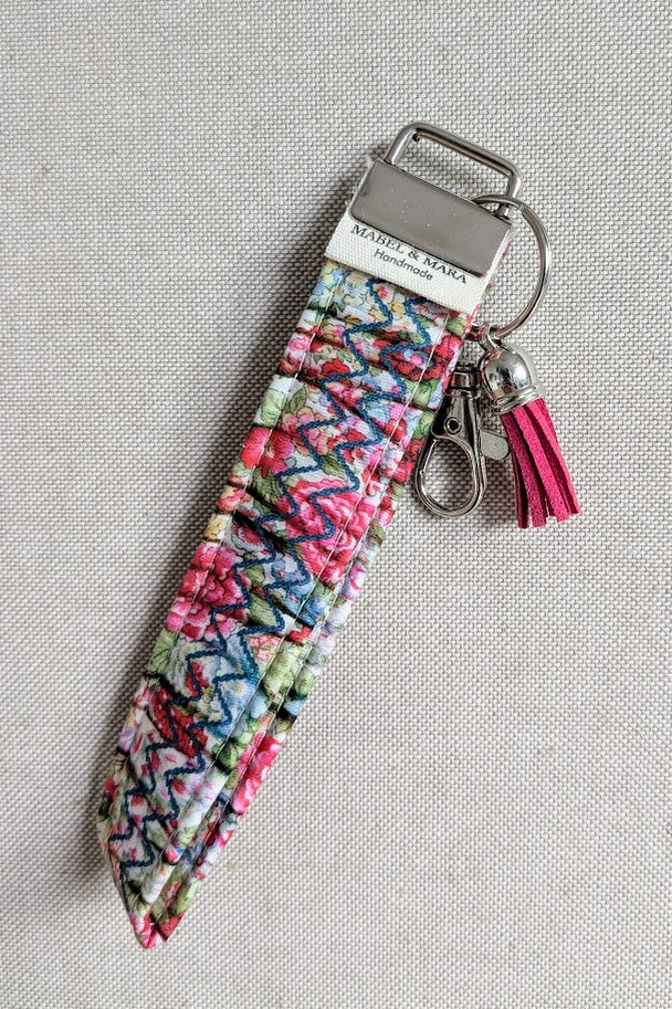Fabric Key Fobs in a variety of Liberty Tana Lawn Prints range 2