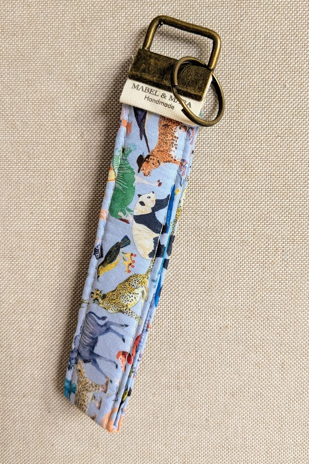 Fabric Key Fobs in a variety of Liberty Tana Lawn Prints range 2