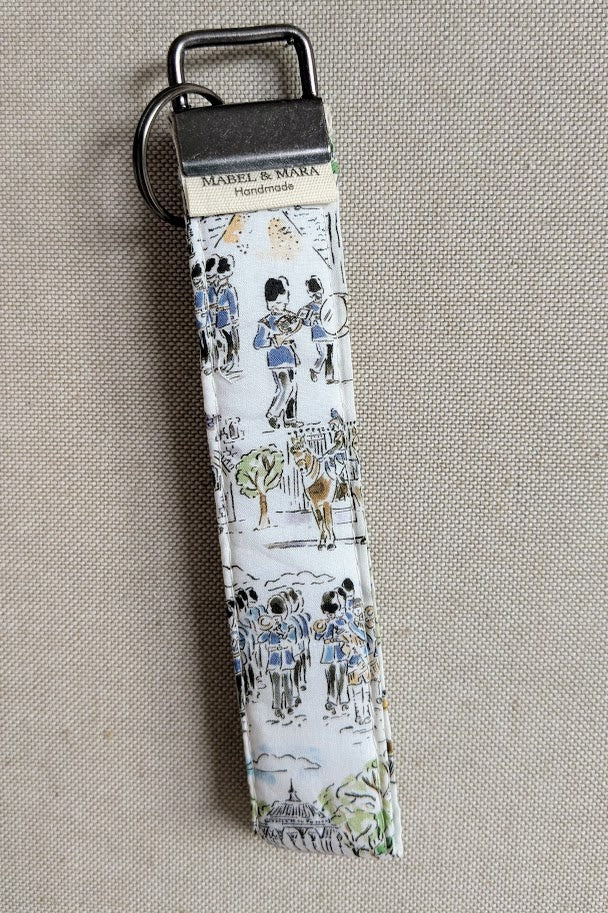 Fabric Key Fobs in a variety of Liberty Tana Lawn Prints range 2