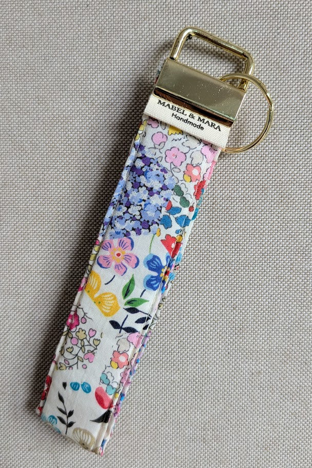 Fabric Key Fobs in a variety of Liberty Tana Lawn Prints