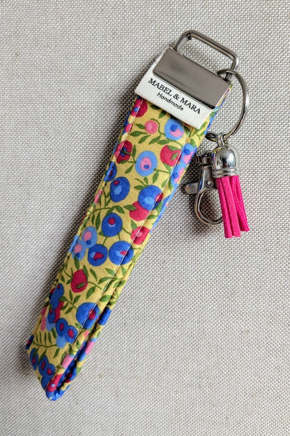 Fabric Key Fobs in a variety of Liberty Tana Lawn Prints