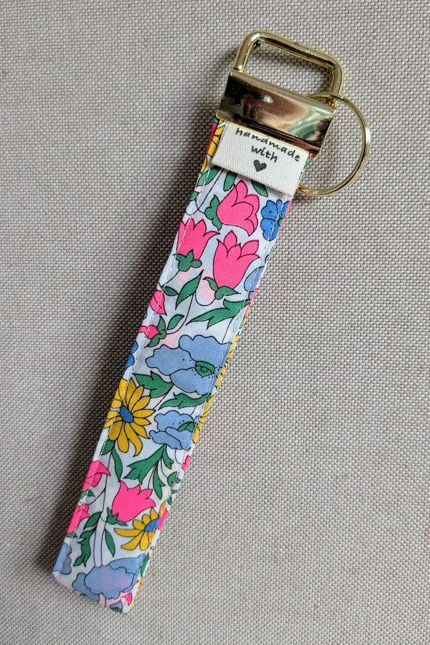 Fabric Key Fobs in a variety of Liberty Tana Lawn Prints
