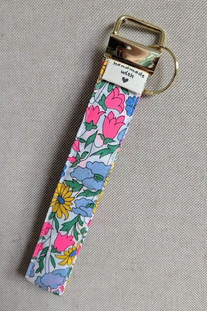 Fabric Key Fobs in a variety of Liberty Tana Lawn Prints