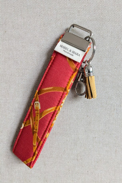 Fabric Key Fobs in a variety of Liberty Tana Lawn Prints