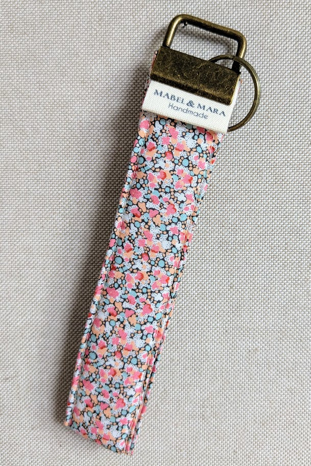 Fabric Key Fobs in a variety of Liberty Tana Lawn Prints
