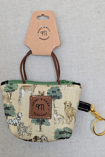 Micro Tote Bags/Case in a variety of fabric prints 2